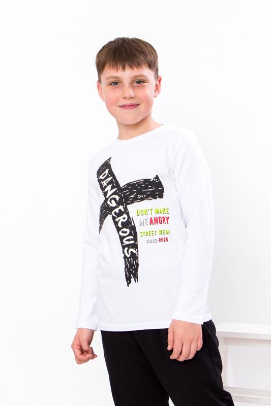 Джемпер для мальчика подростковый р. 10 Белый (2620-v2)