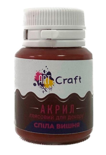 Акриловая краска ART CRAFT 20 мл AG-7532 Спелая вишня