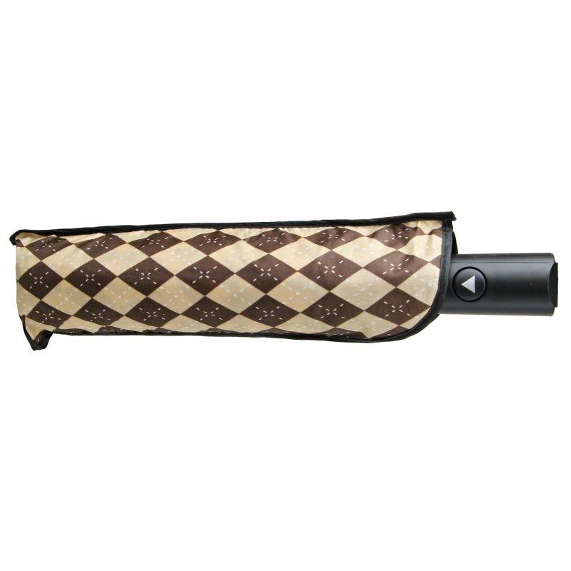 Парасолька-автомат складана School 8 спиць купол 104 см Brown (29042502) - фото 4 Парасолька-автомат складана School 8 спиць купол 104 см Brown (29042502) - фото 4