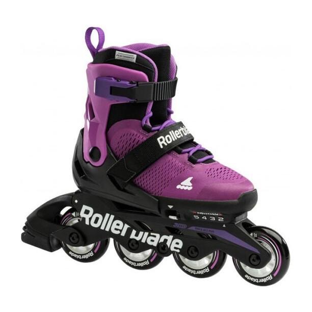 Ролики детские Rollerblade Microblade Black Purple р. 28-32 Черный/Фиолетовый