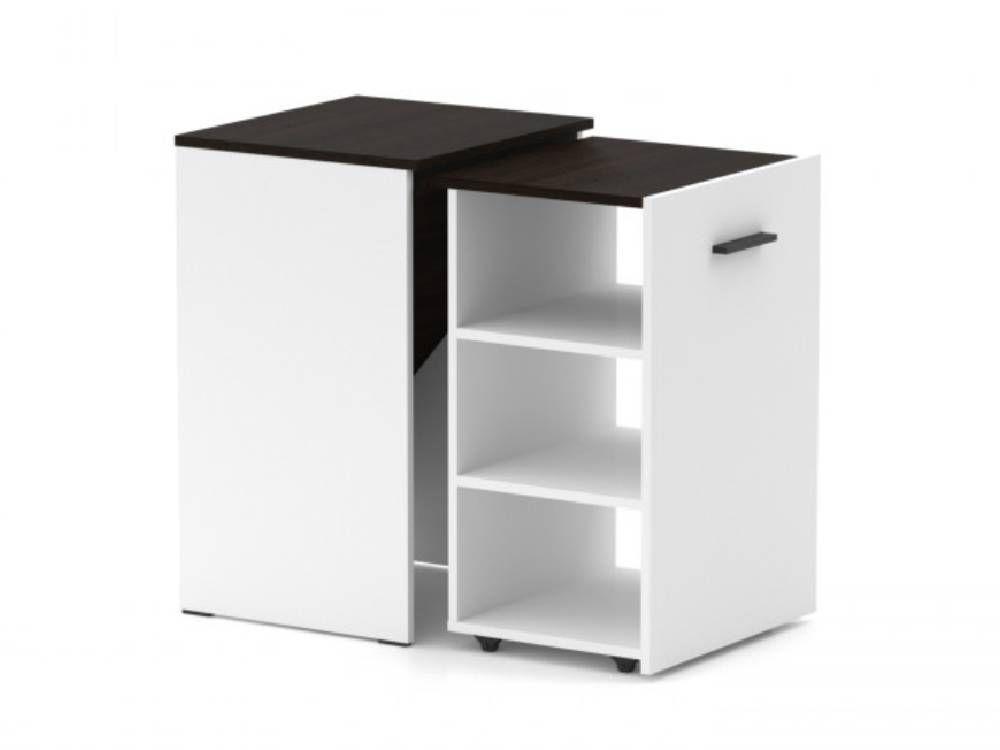 Стіл-трансформер Knap Hobana World 140х50х75 см Білий/венге темний (S201000120) - фото 3