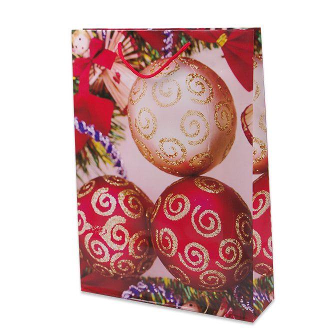 Пакет подарочный новогодний Flora микс 32х9.5х44.5 см 12 шт. (9447) - фото 6