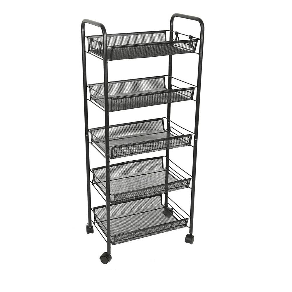 Етажерка на колесах 5 яр 101х25х44 см (M50288-5BL)