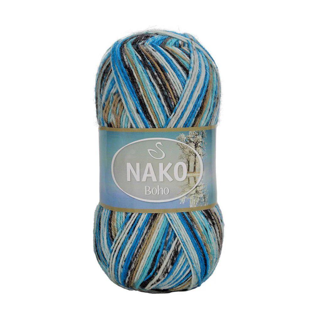 Пряжа носочная Nako Boho Concept 32843 (3686)