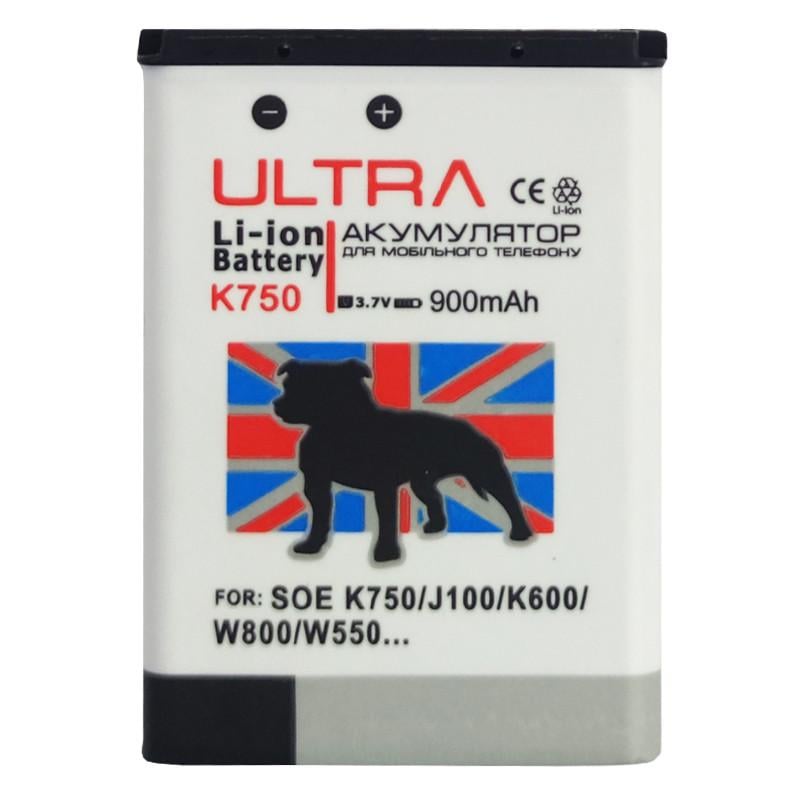 Аккумулятор iENERGY для SONY ERICSSON BST-37 K750 (900 mAh)