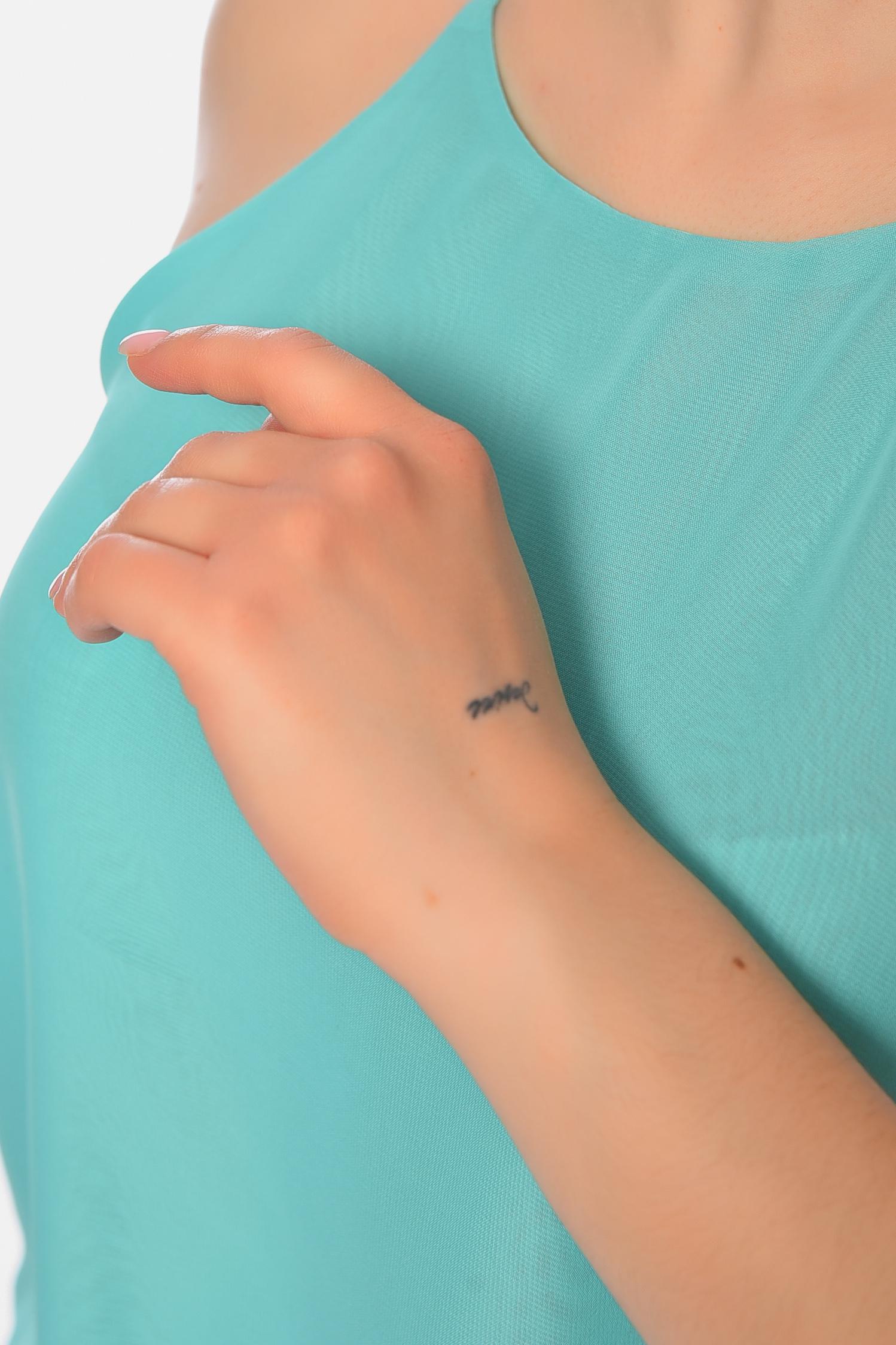 Блуза женская р. 46 Светло-зеленый (197238) - фото 4 Блуза женская р. 46 Светло-зеленый (197238) - фото 4