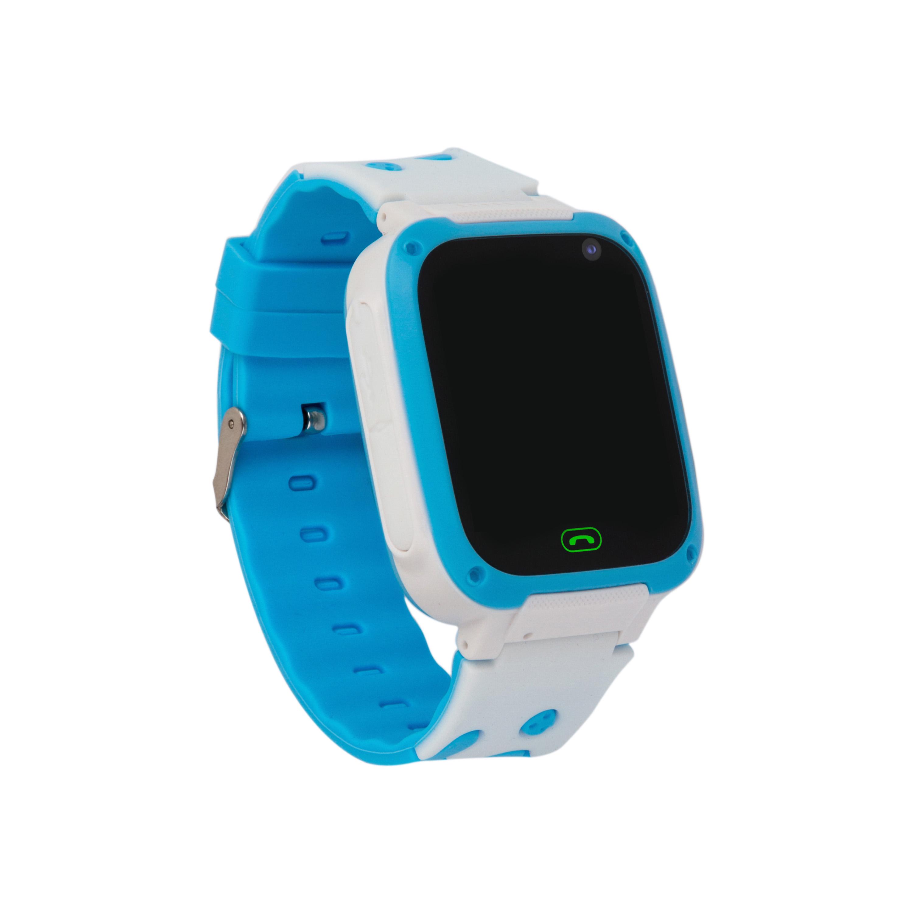 Детские смарт часы-телефон трекер Discovery iQ4800 Camera LED Light Blue
