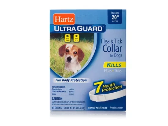 Нашийник від бліх та кліщів для собак Hartz UltraGuard Plus collar 51 см Білий (H80484)