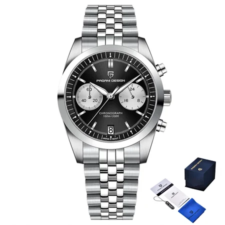 Наручний годинник Pagani Design PD-1775 Silver/Black