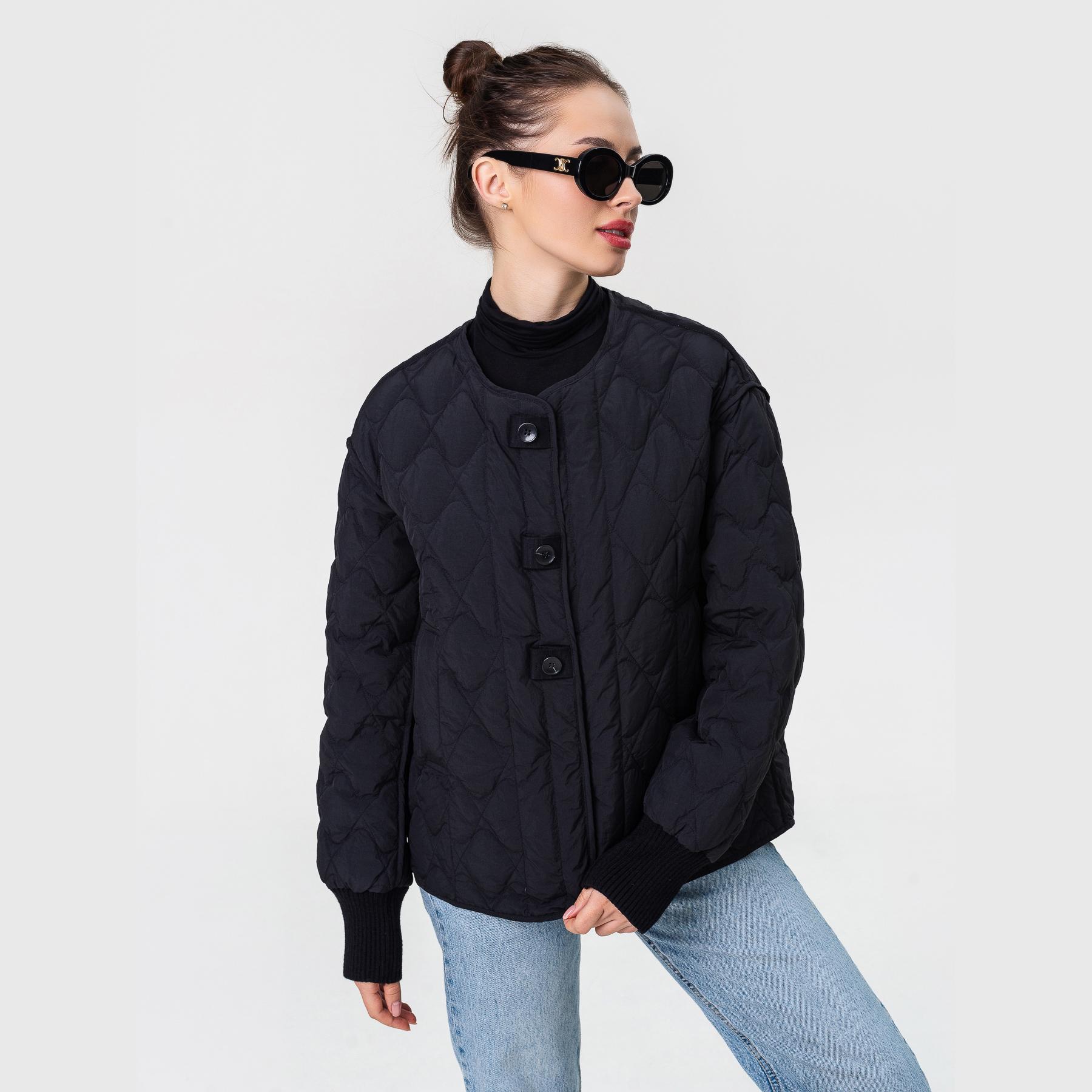 Куртка легкая пуховая Viva-Wear 6035 М Черный