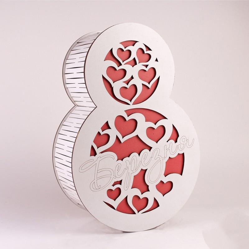 Коробка "8 березня" Білий (2014)