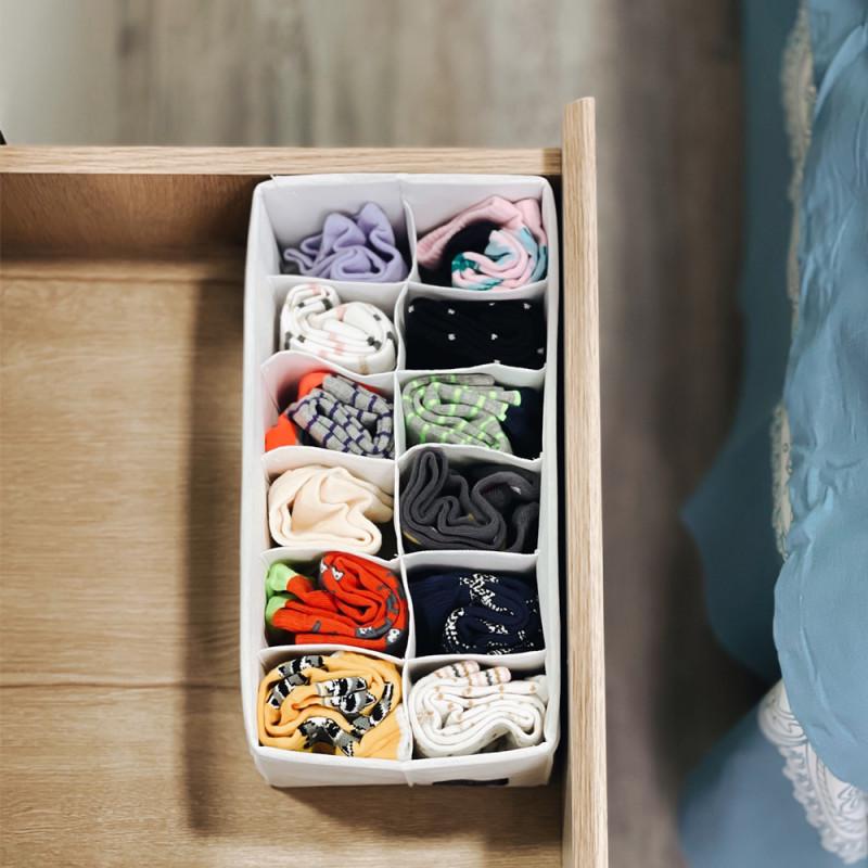 Органайзер з квадратними комірками 30х15х10 см Білий (Wh-kv) - фото 1 Органайзер з квадратними комірками 30х15х10 см Білий (Wh-kv) - фото 1