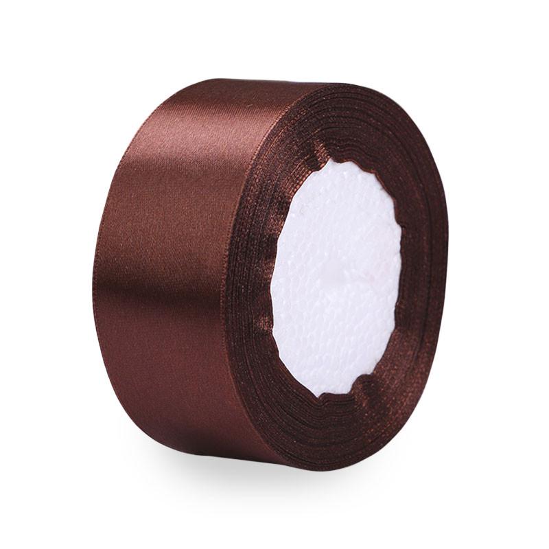 Лента декоративная для упаковки подарков Lesko 4 см Brown Лента декоративная для упаковки подарков Lesko 4 см Brown