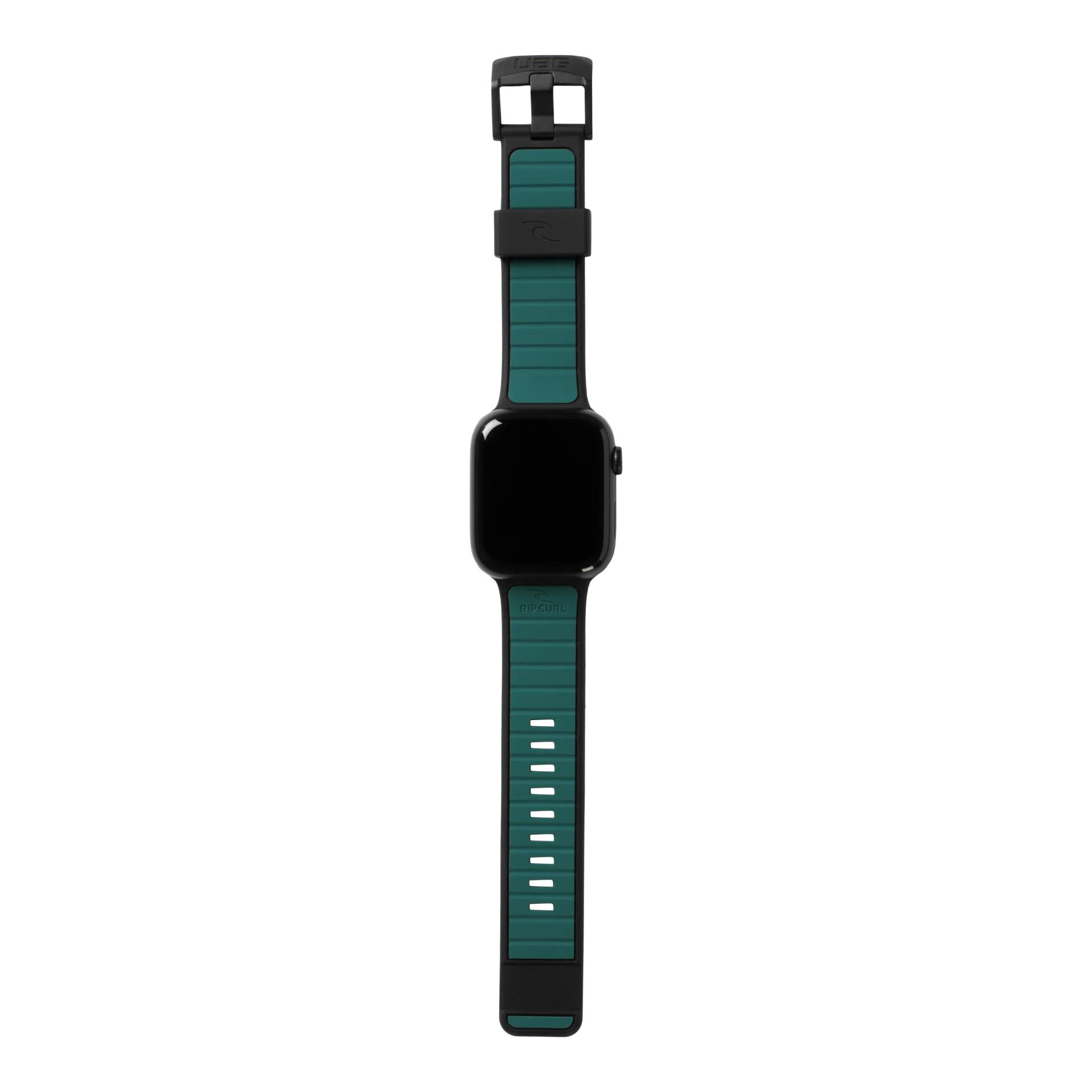 Ремінець UAG Torquay для Apple Watch 45/44/42 мм Black/Green (194112R1405D) - фото 2