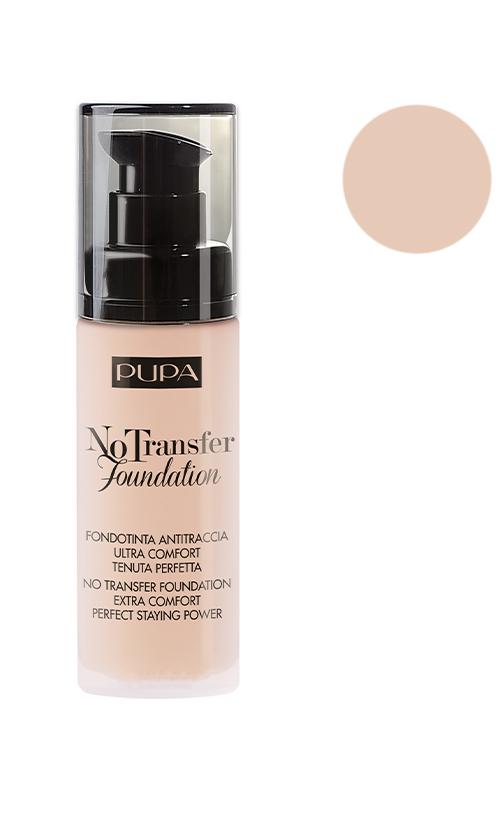 Тональний крем Pupa No Transfer Foundation стійкий зволожувальний 01 tone-cream (31175)