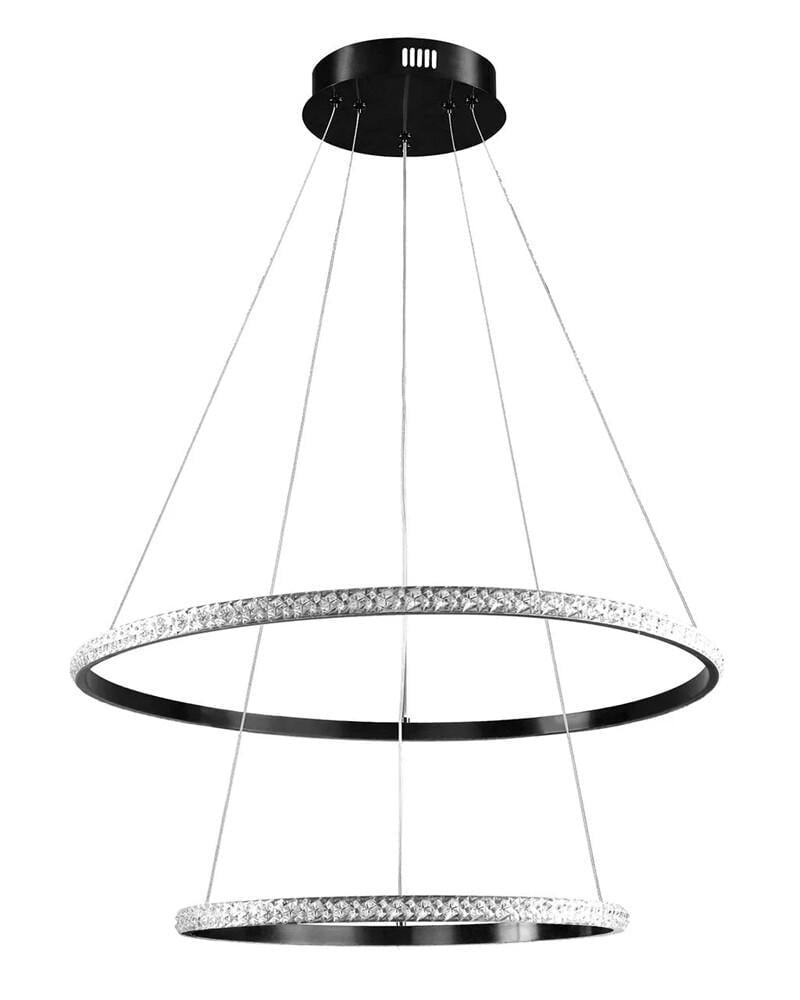 Люстра Goldlux 336736 Diana LED 2x44W 4000K 6200Lm IP20 Черный (36317993)