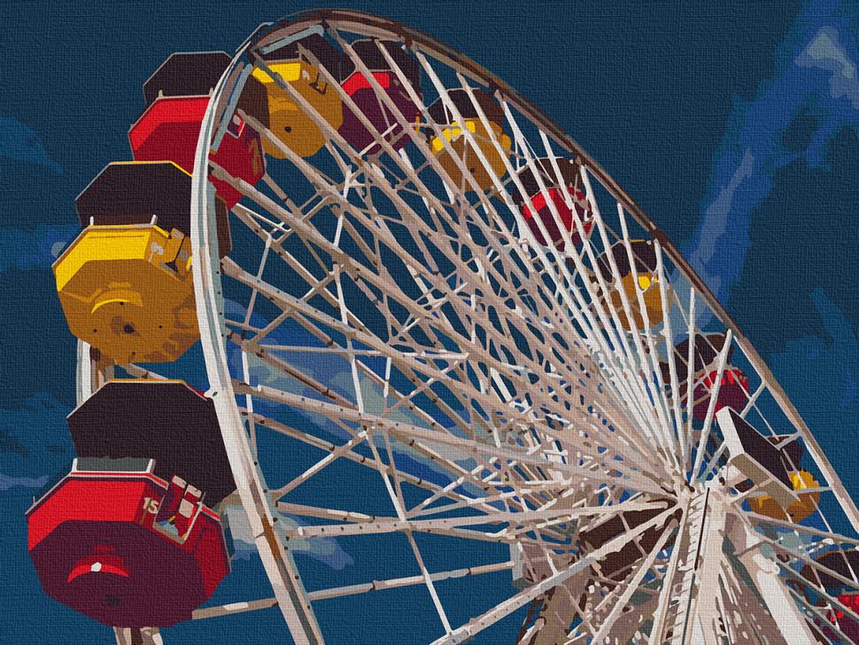 Картина по номерам Art Craft Колесо обозрения 40х50 см (11204-AC)