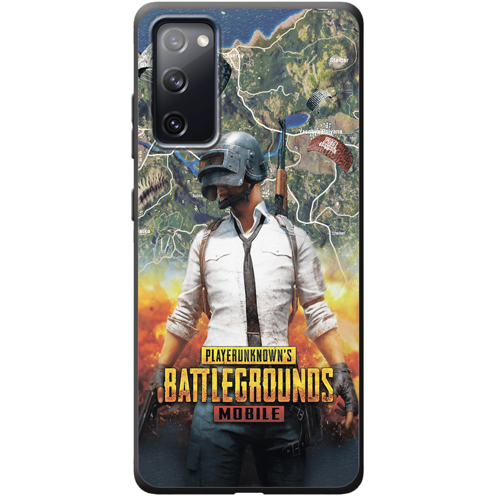 Чохол Boxface Samsung G780 Galaxy S20 FE PUBG Mobile Чорний силікон (41035-up2309-41529) - фото 1