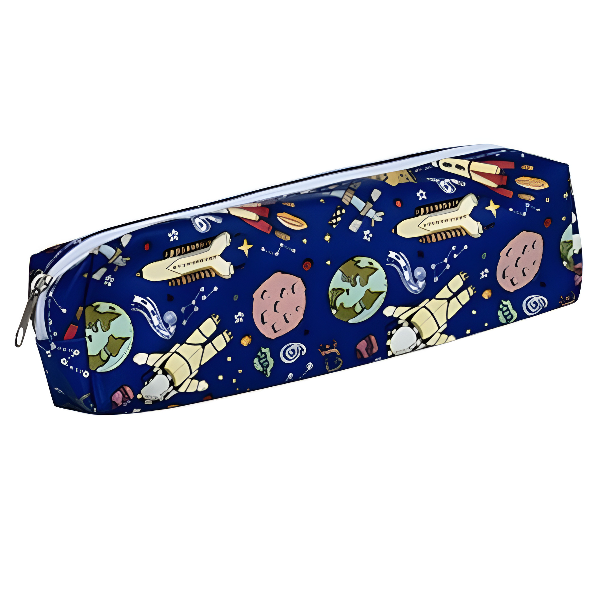 Пенал для школьников Stenson Space Космос 21х4х5 см Синий (R97897)