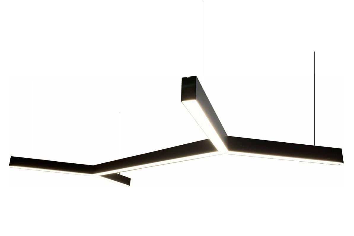 Подвесной светильник светодиодный CLEAR LIGHT Verona-DY фигурный 160 Вт 6500К 1520х2610 мм Черный (VDY160152-26113)