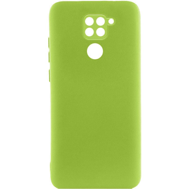 Противоударный чехол Silicone Cover Lakshmi Full Camera (A) для Xiaomi Redmi Note 9 / Redmi 10X Pistachio