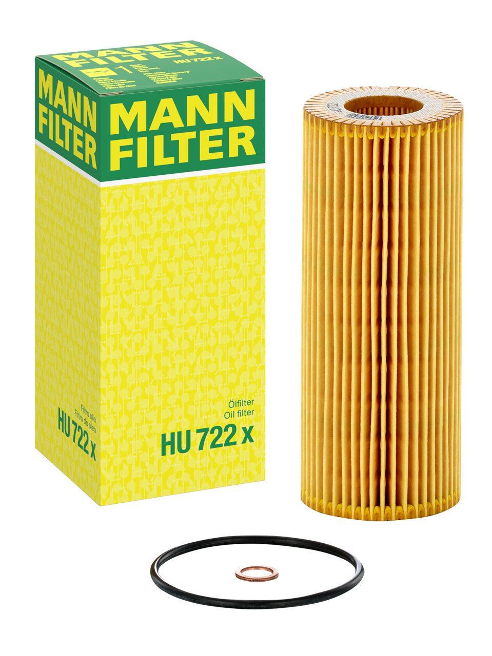 Фильтр смазки Mann-Filter (HU722X) Фильтр смазки Mann-Filter (HU722X)