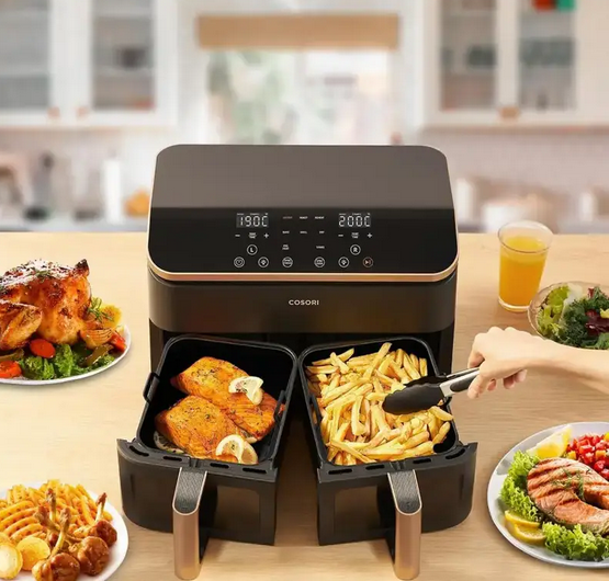 Форма силиконовая вкладыши для фритюрниц 2 шт SAM-2290 Черный 20.5см - фото 4