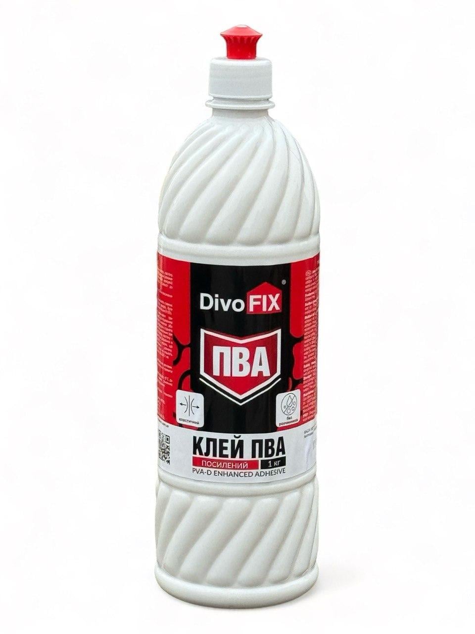 Клей ПВА-Д Усиленный DivoFix 1 кг (23814186)