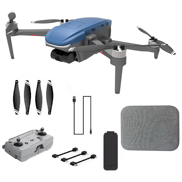 Квадрокоптер C-Fly Faith 2 SE 4K и HD камеры БК GPS Blue (d351)