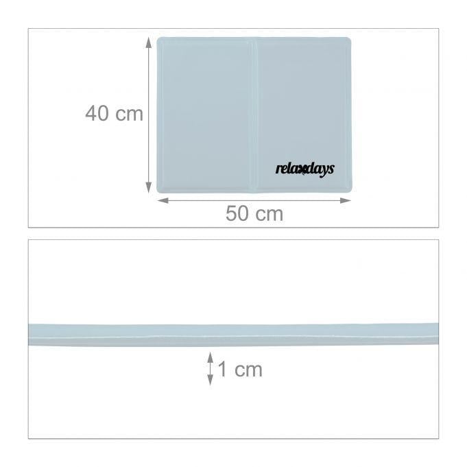 Коврик для собак охлаждающий Relaxdays гелевый без электричества легкий уход для жарких дней 60x100 см - фото 4