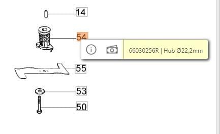 Тримач ножа для газонокосарки Oleo-Mac G44.../G48.../G53TK (66030256R) - фото 5 Тримач ножа для газонокосарки Oleo-Mac G44.../G48.../G53TK (66030256R) - фото 5