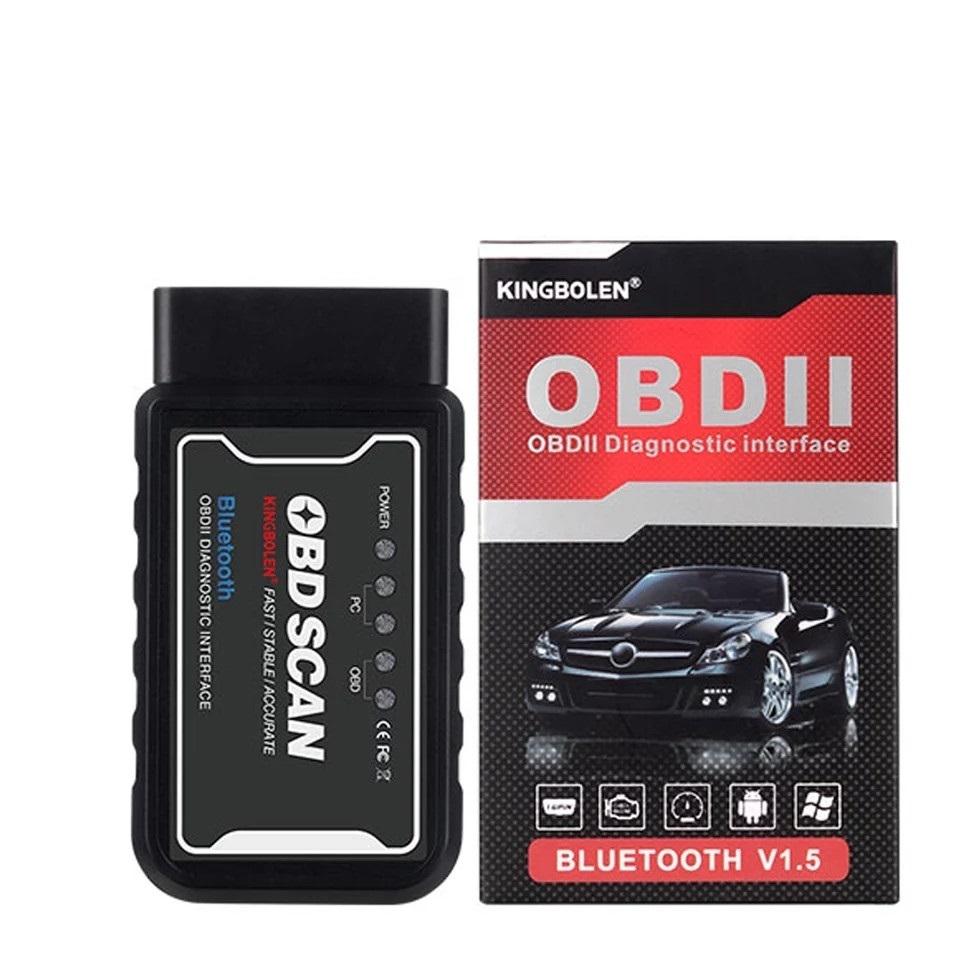 Діагностичний сканер OBD SCAN V1.5 Kingbolen Bluetooth