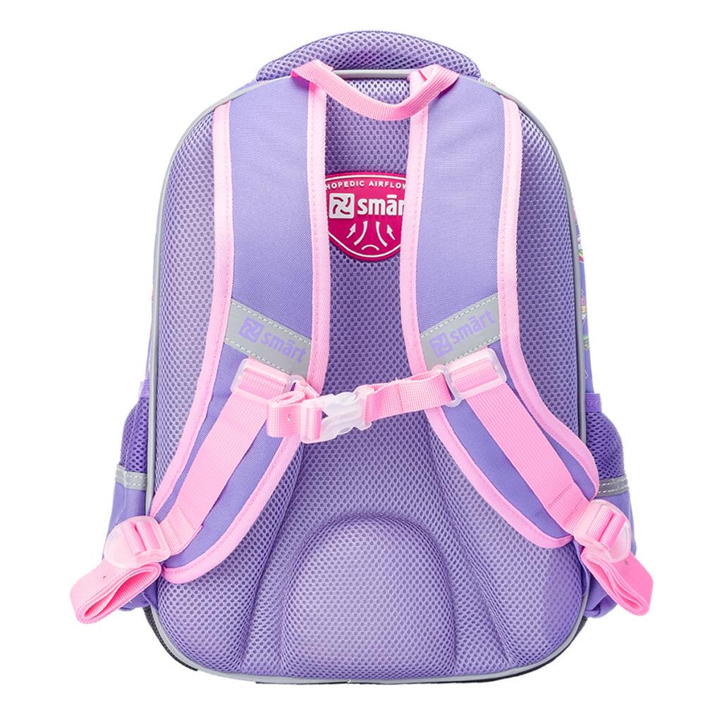 Рюкзак шкільний Smart SM-02 Unicorn 36х27х14 см 13,6 л Бузковий (558183) - фото 3