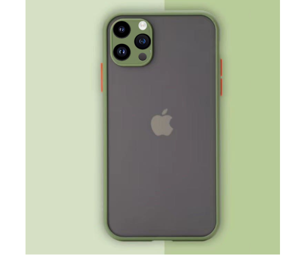 Чехол-накладка TPU Color Mate Case для Apple iPhone 14 Pro Max Оливковый