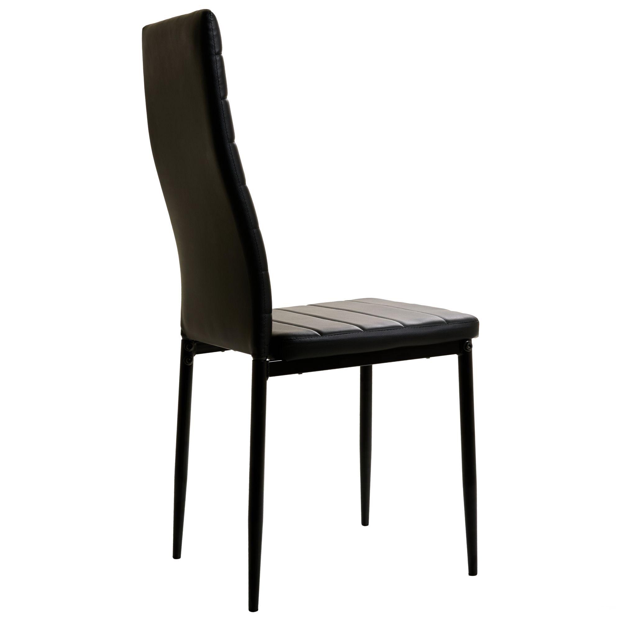 Стілець AMF Sicilia шкірозамінник Чорний (555445) - фото 2 Стілець AMF Sicilia шкірозамінник Чорний (555445) - фото 2