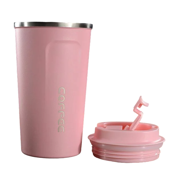 Термочашка SNT 500 мл Рожевий (80615)