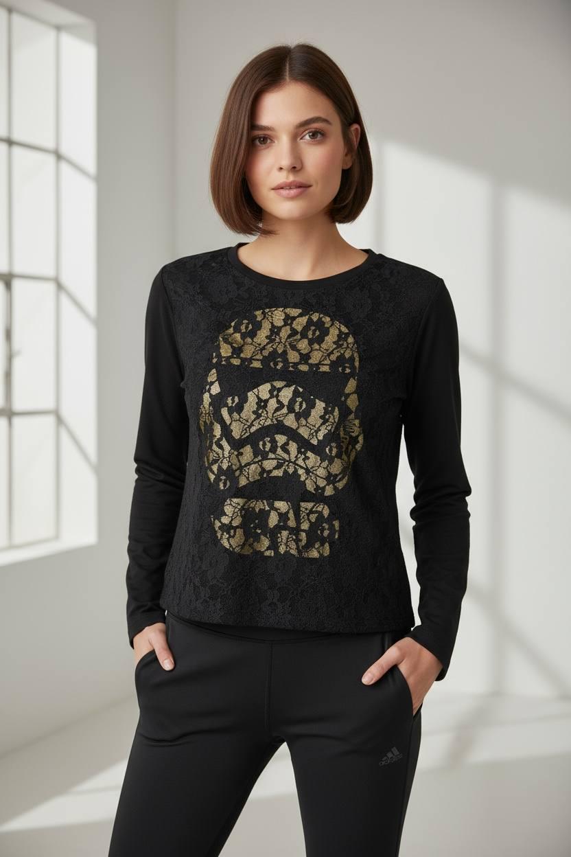 Лонгслив Star Wars 12-13 лет 158 см Черный (001300267)