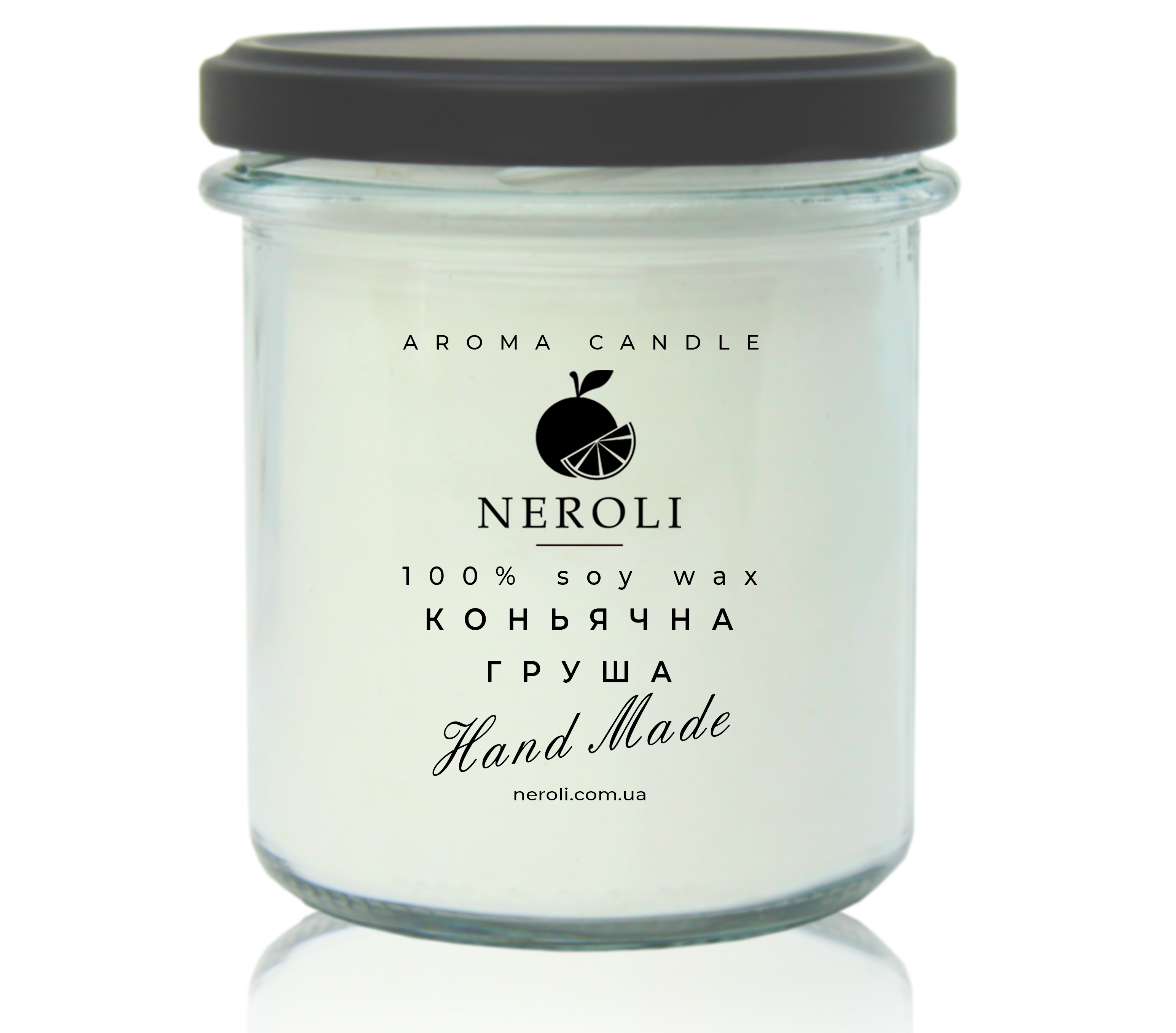 Аромасвічка соєва NEROLI Коньячна Груша Light Jar 300 мл