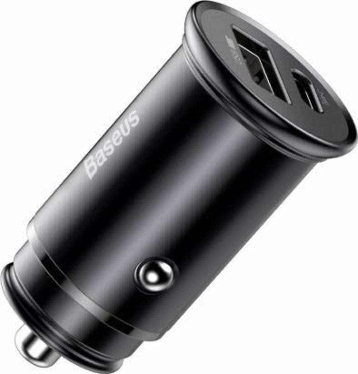 Зарядное устройство для автомобильного BASEUS 2 USB 1xType-C 30W 5,5A Together Four Interfaces Output Patulous Charger (CCYS-C01)