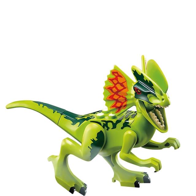 Конструктор Дилофозавр Jurassic World 12х8,5 см Зеленый (34641084)