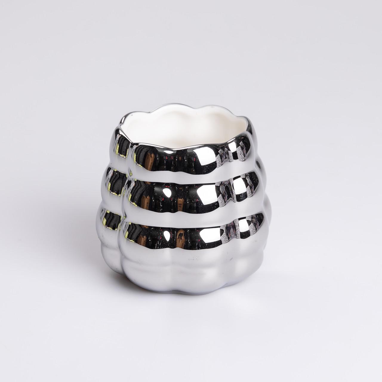 Набір десертних виделок та ложок з керамічними ручками та підставкою для 3 персон 7 приладів Сірий металік - фото 3 Набір десертних виделок та ложок з керамічними ручками та підставкою для 3 персон 7 приладів Сірий металік - фото 3