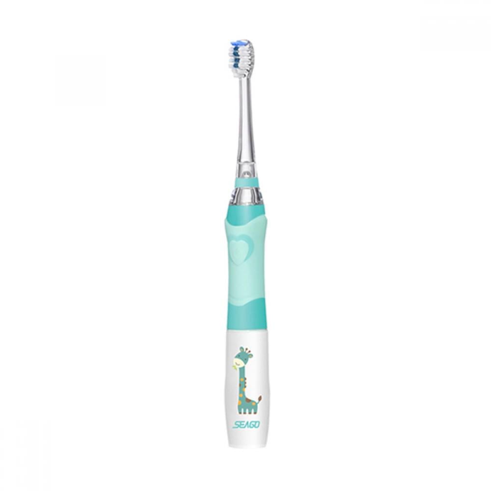 Щітка зубна дитяча Seago SG977 електрична звукова Green (K1010050206) - фото 4 Щітка зубна дитяча Seago SG977 електрична звукова Green (K1010050206) - фото 4