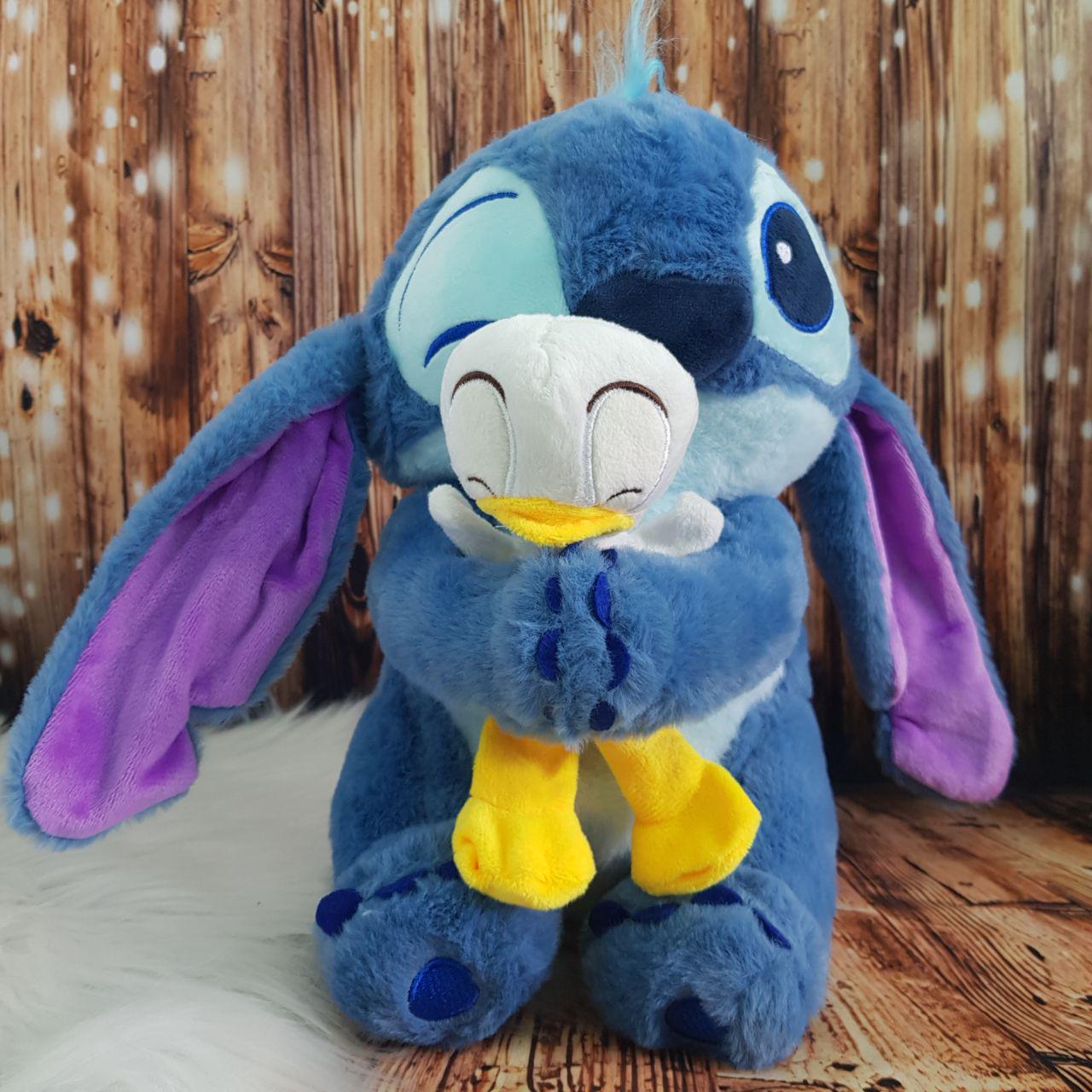 М'яка іграшка плюшева Стич з качечкою 30 см (2692600647)