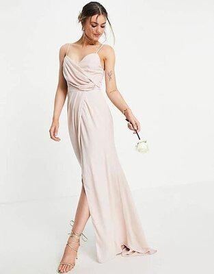 Сукня жіноча довга Asos EU40 р. 40 Бежевий