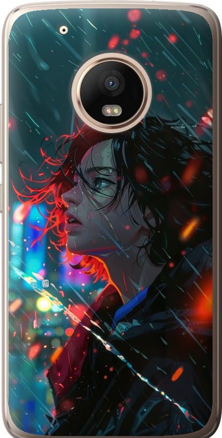 Чехол на Motorola Moto G5 PLUS Ночные огни (6096t-1038-42517)