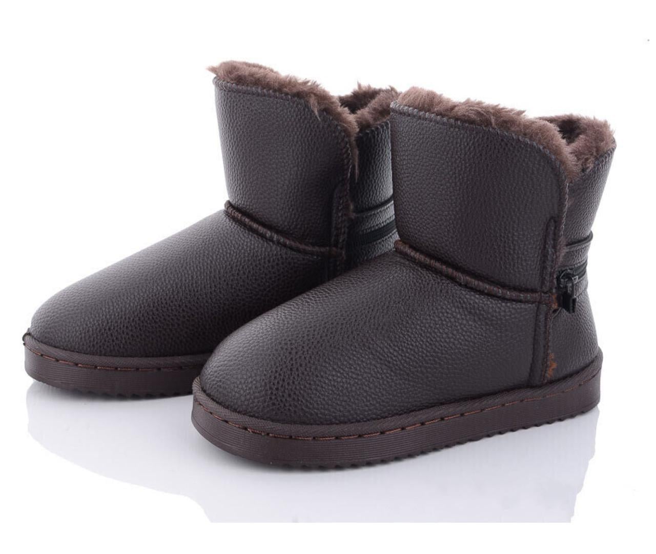 Угги для мальчиков Ok Shoes A30230/34 р. 34 Коричневый