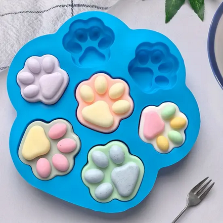 Силиконовая форма для выпечки желе конфет мыла свечей Синий (SAM-9054)