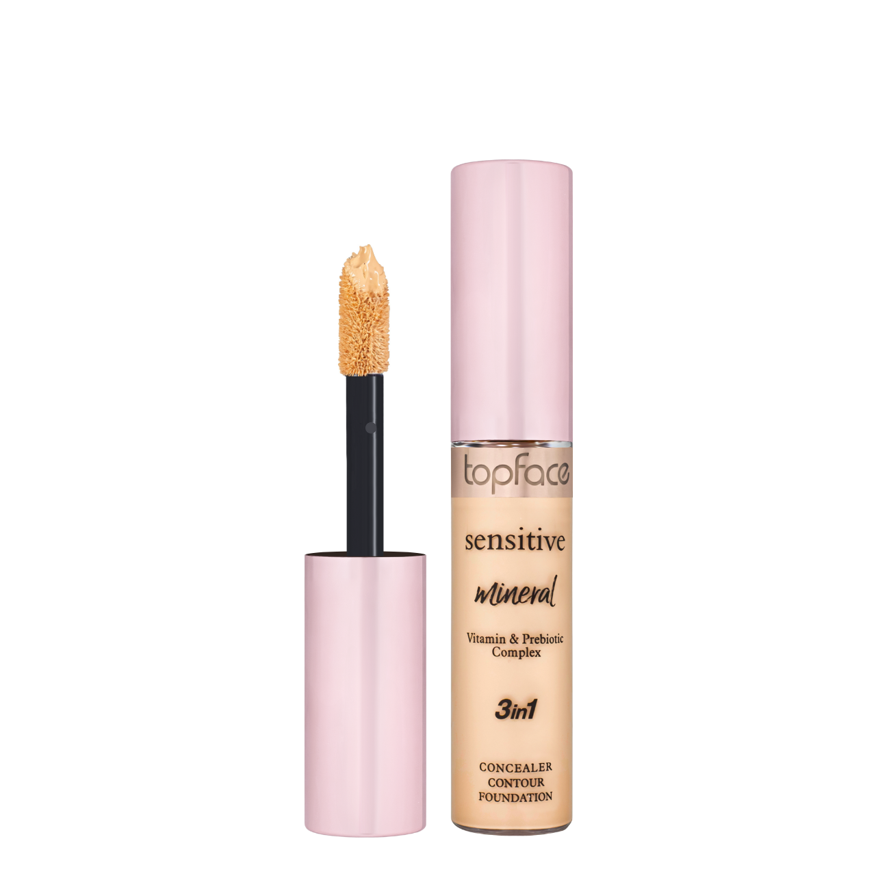 Консилер для лица TopFace Sensitive Mineral PT471 №04 Light to Medium 3в1 Светло-бежевый