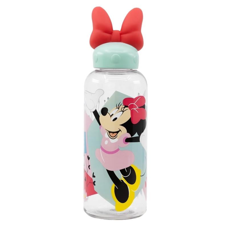 Пляшка для води пластикова STOR Minnie Mouse на різьбі з малюнком 560 мл 25x7x7 см (2528177983) - фото 1 Пляшка для води пластикова STOR Minnie Mouse на різьбі з малюнком 560 мл 25x7x7 см (2528177983) - фото 1