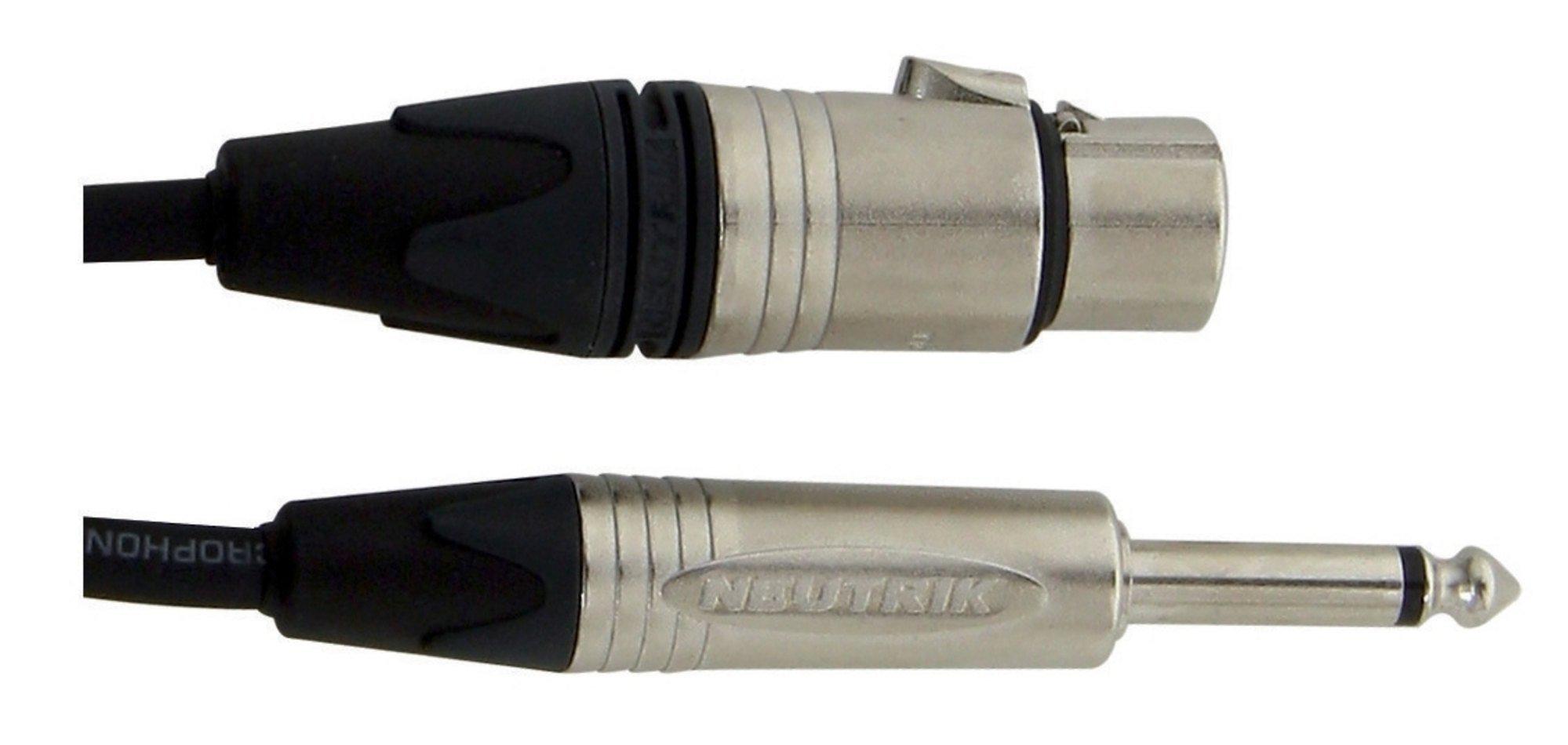 Кабель микрофонный GEWA Peak Line XLR-f/Mono Jack 6,3 мм 6 м (G-190885)